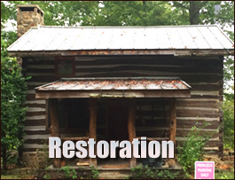 Historic Log Cabin Restoration  Bear Branch, Kentucky